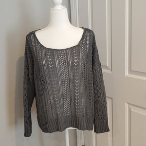 Open Knit Sweater